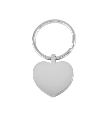 Chaveiro Coração Cinza HKRCA-107