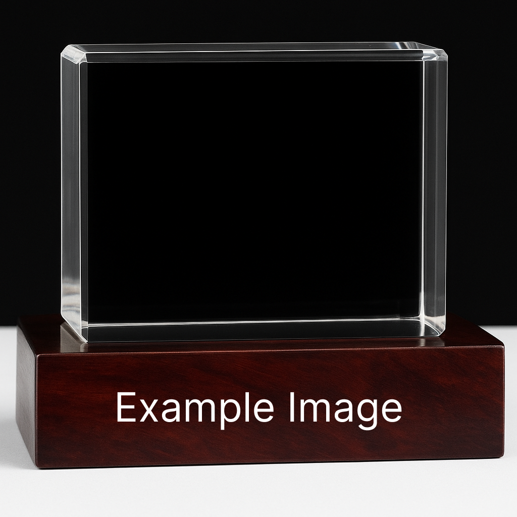 3D Crystal Rectangle 3DC-RECH or 3DC-RECV