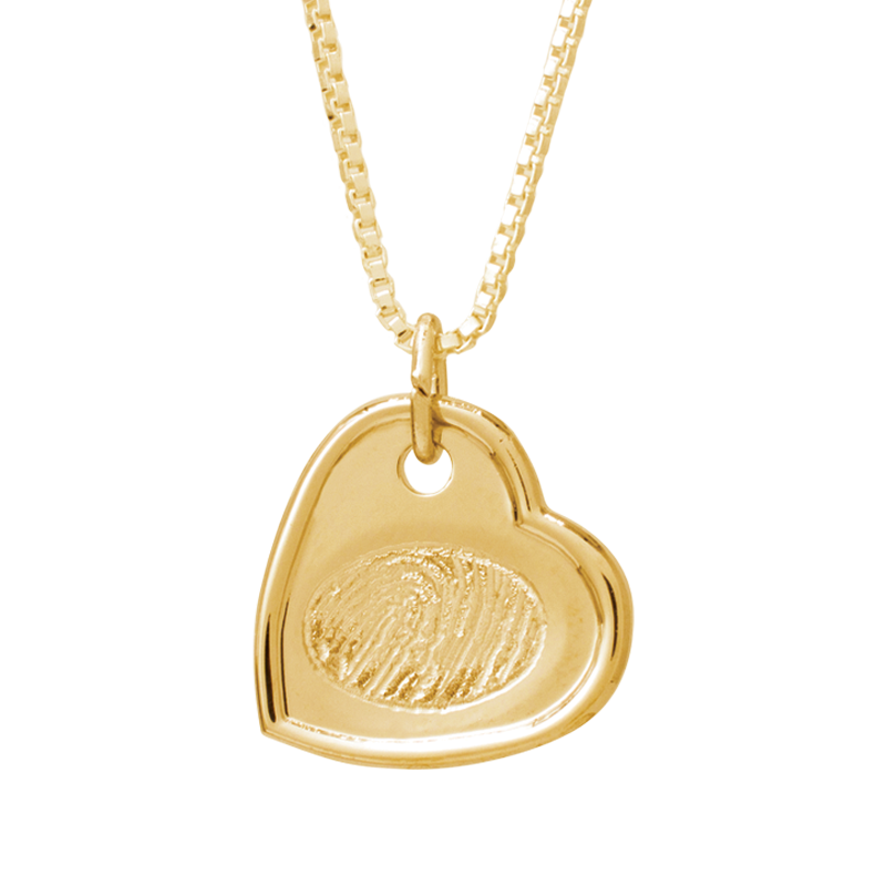 Indented Heart Gold GIH-001