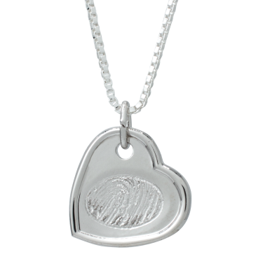 Indented Heart Silver  SIH-001