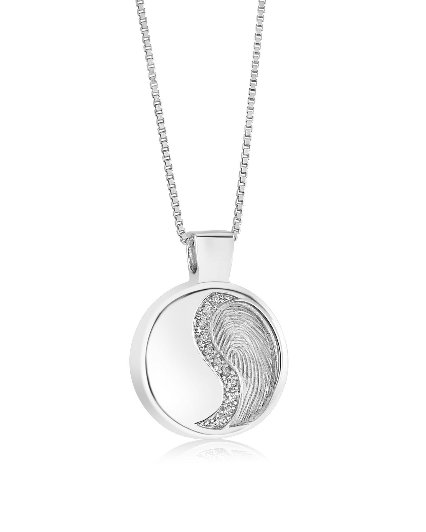 Silver Ying Yang Pendant SYY-010