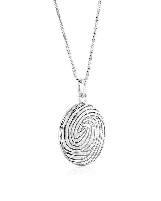 Silver Oval Locket SOL-010