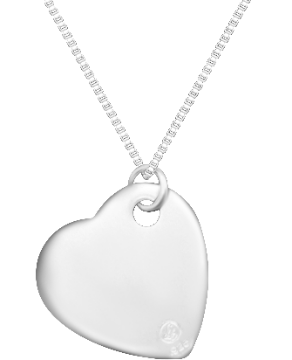 Indented Heart Silver  SIH-001