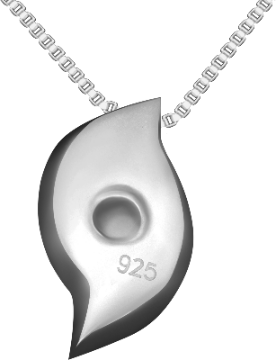 Pendentif funéraire en forme de flamme SFL-004